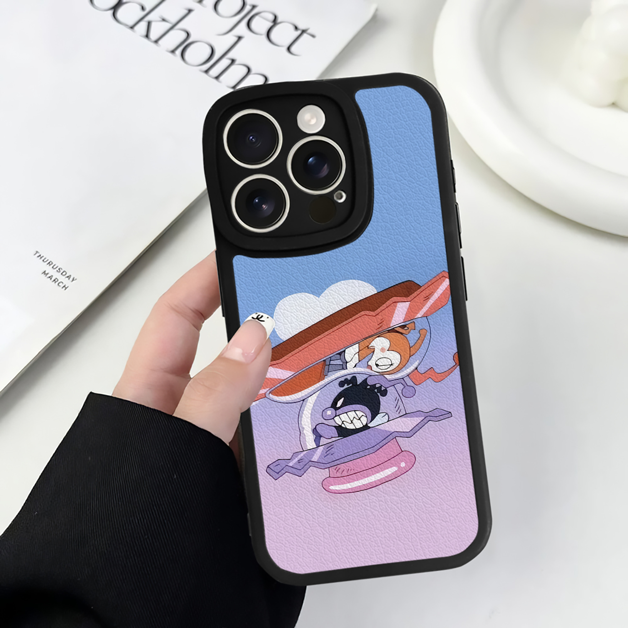 （画像用） アンパンマン Anpanman 【iPhone 16シリーズ対応】シリコンスマホケース（レザー調） 材質：シリコン